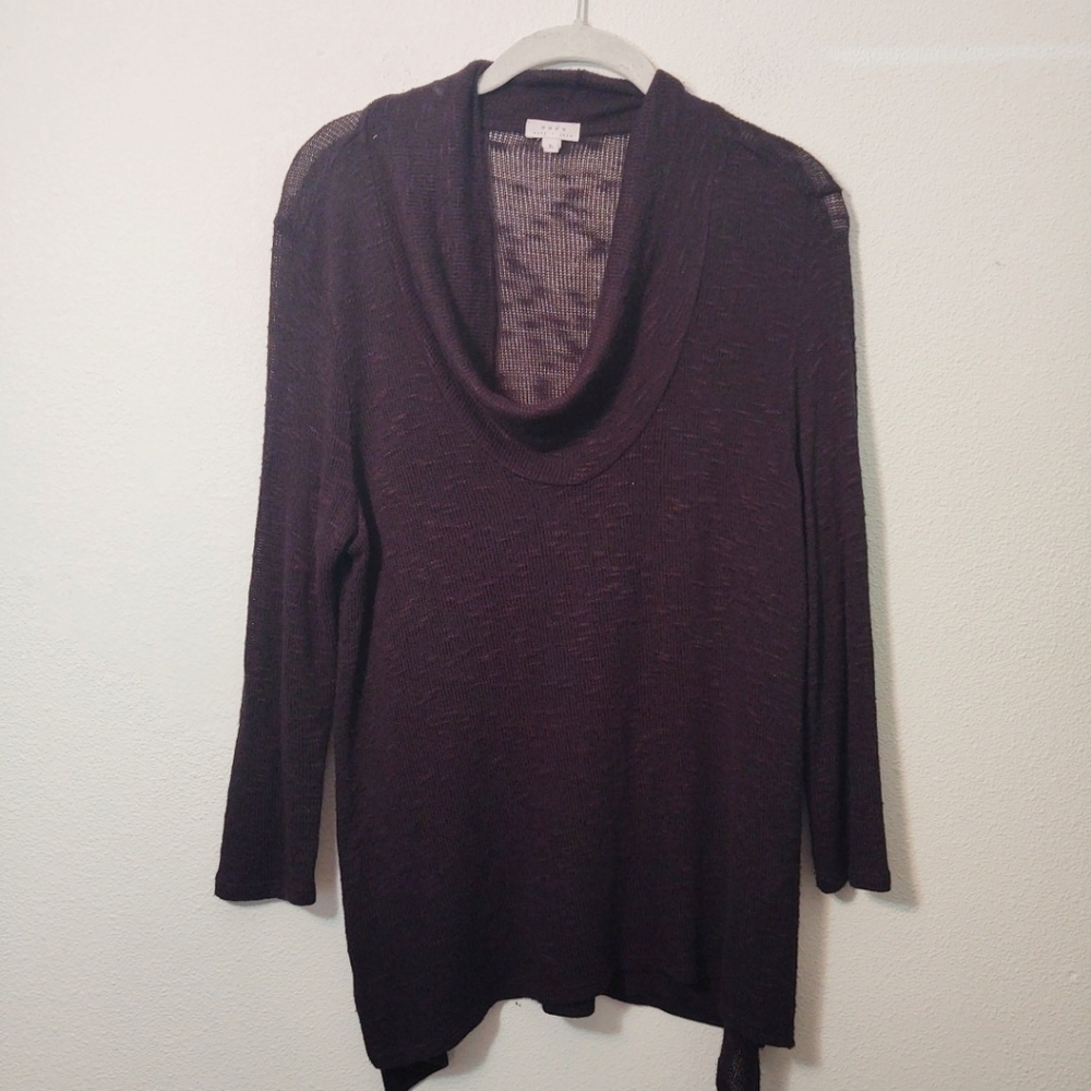 Soft Joie Black Mockneck Long Sleeve Top L